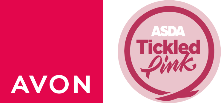 Avon UK and Asda Tickled Pink logos
