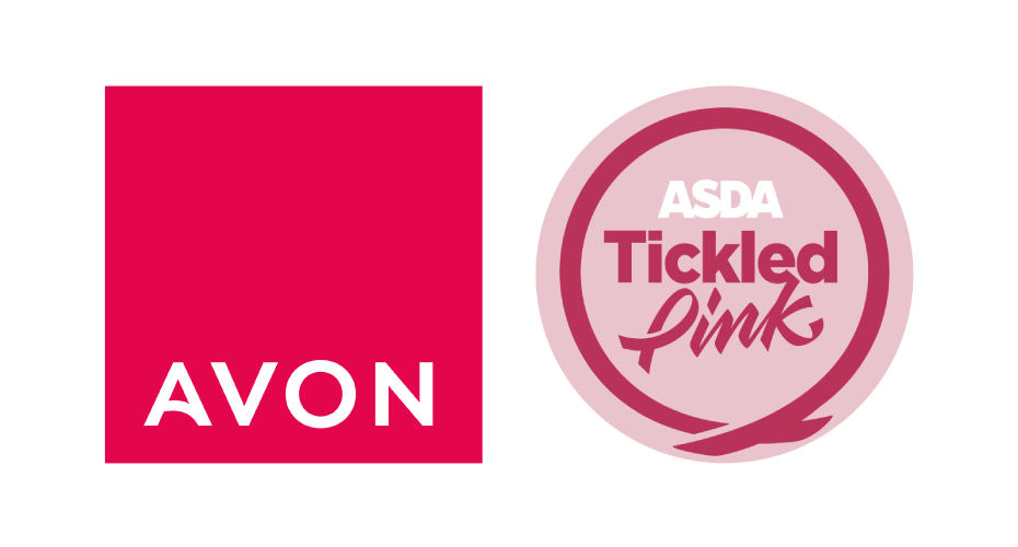 Avon UK and Asda Tickled Pink logos